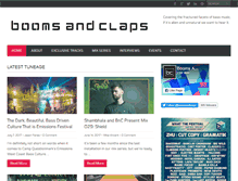 Tablet Screenshot of boomsandclaps.com